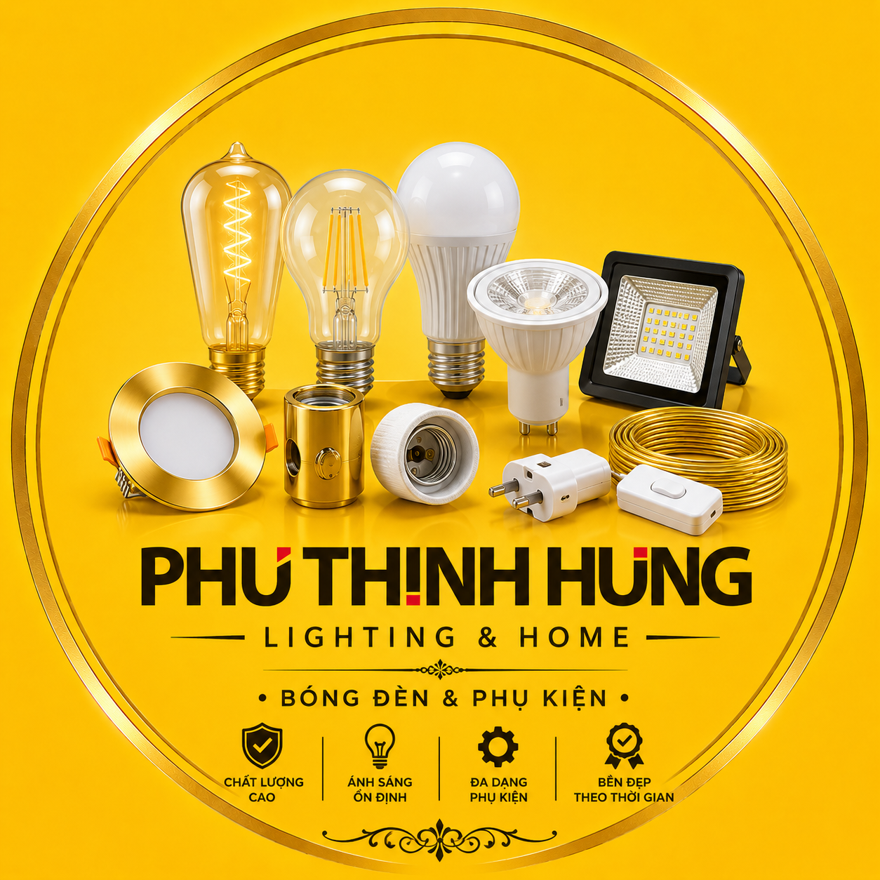 Bong Den Va Phu Kien Den Lighting Home